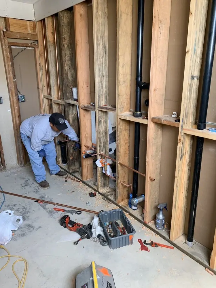 Commercial rough-in plumbing for Gas Line Repair in Hamburg Heights